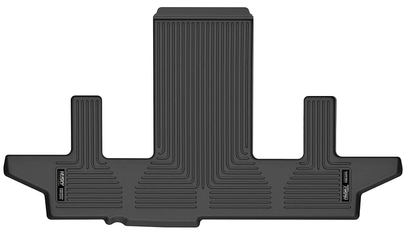 Tapete automotivo Weatherbeater Husky Liners para 3ª fileira, preto, Chevrolet Suburban, Cadillac Escalade e GMC Yukon 2021–2026 com bancos individuais na 2ª fileira, 1 peça 14141
