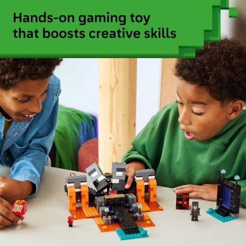 LEGO Minecraft Wither Battle 21590 | Building Toys for Boys & Girls, Ages 8+, Video Game Toy Playset, 7 Minecraft Figures, 494 Pieces, Gift for Birthdays - image 4
