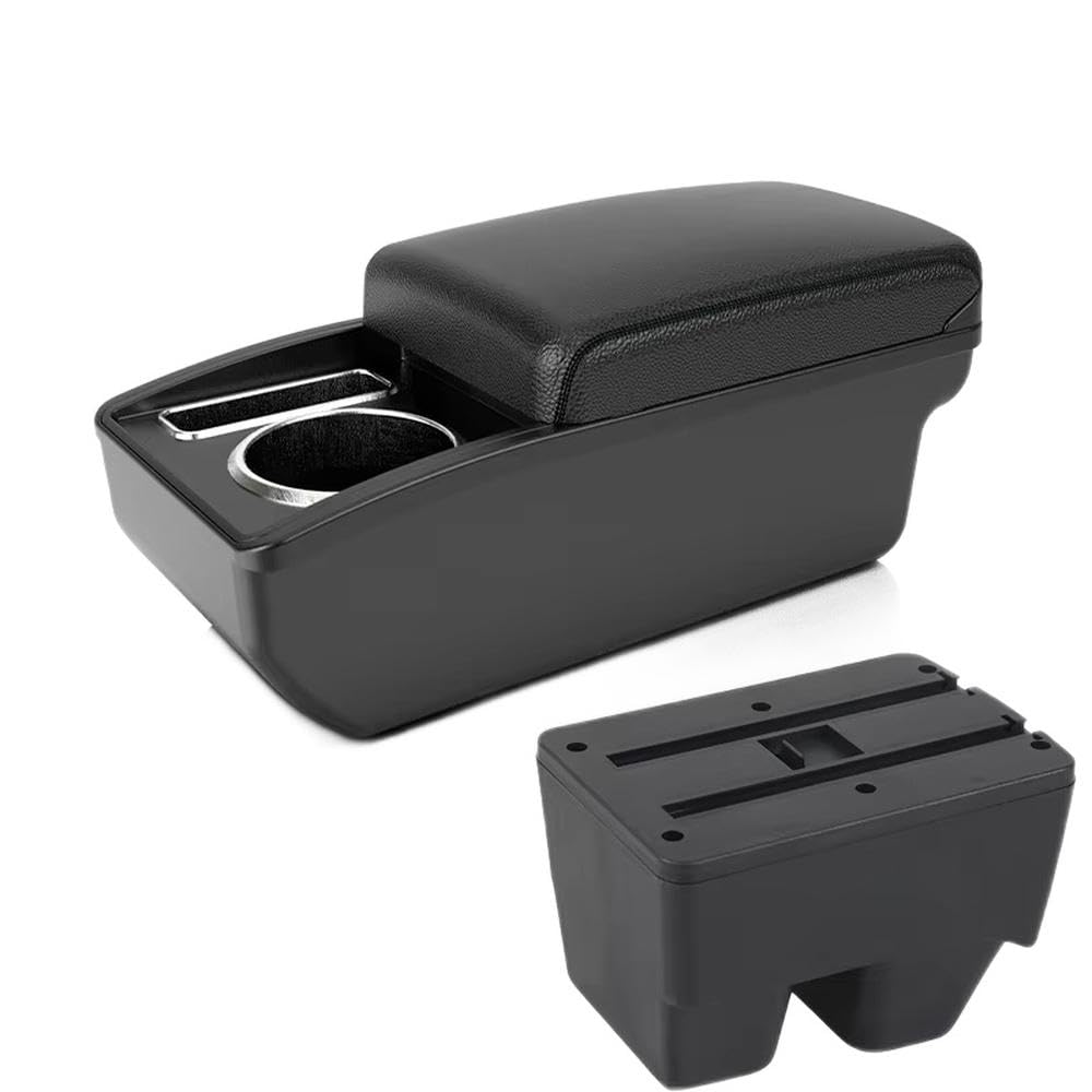 FSOZDBBPL For Toyota Yaris SUV For Yaris Cross Car Armrest Box Storage Box Retrofit Parts Interior Parts(A2 Black line NO USB)