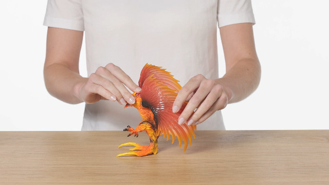 Schleich 42511 Aigle De Feu Eldrador - Figurine Aux Ailes Mobiles Et Détails Réalistes - Pour Enfants 4 Ans Et Plus