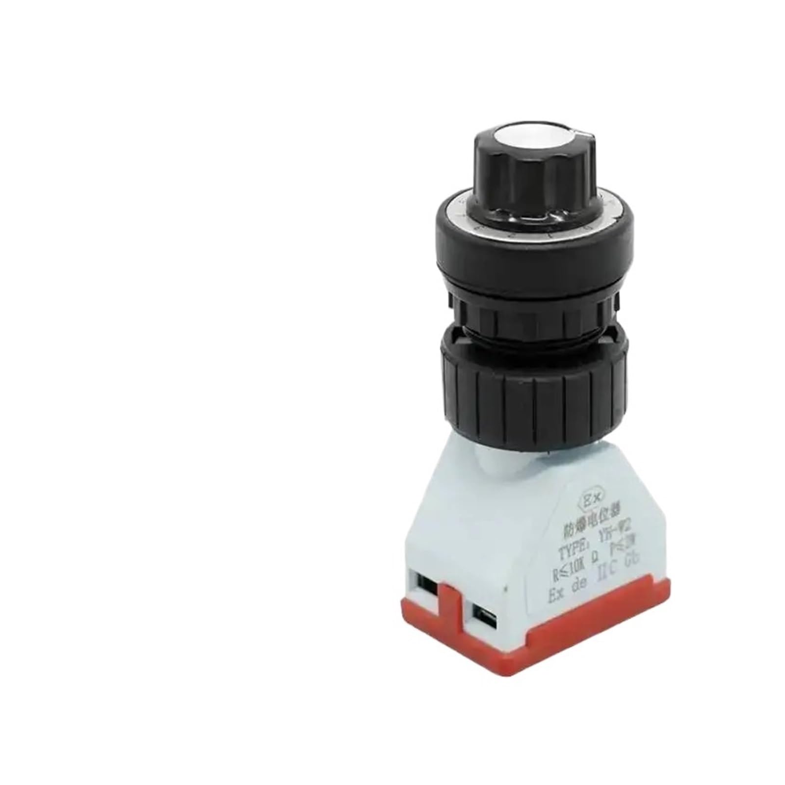 KFGWOPOYVY Explosion-proof Rotary Switch Potentiometer Anti-corrosion Control Knob Converter Speed Adjustable Button Controller(4.7K)