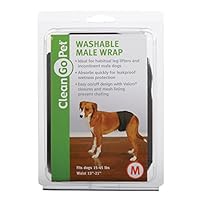 Algopix Similar Product 2 - Clean Go Pet Washable Male Wrap 