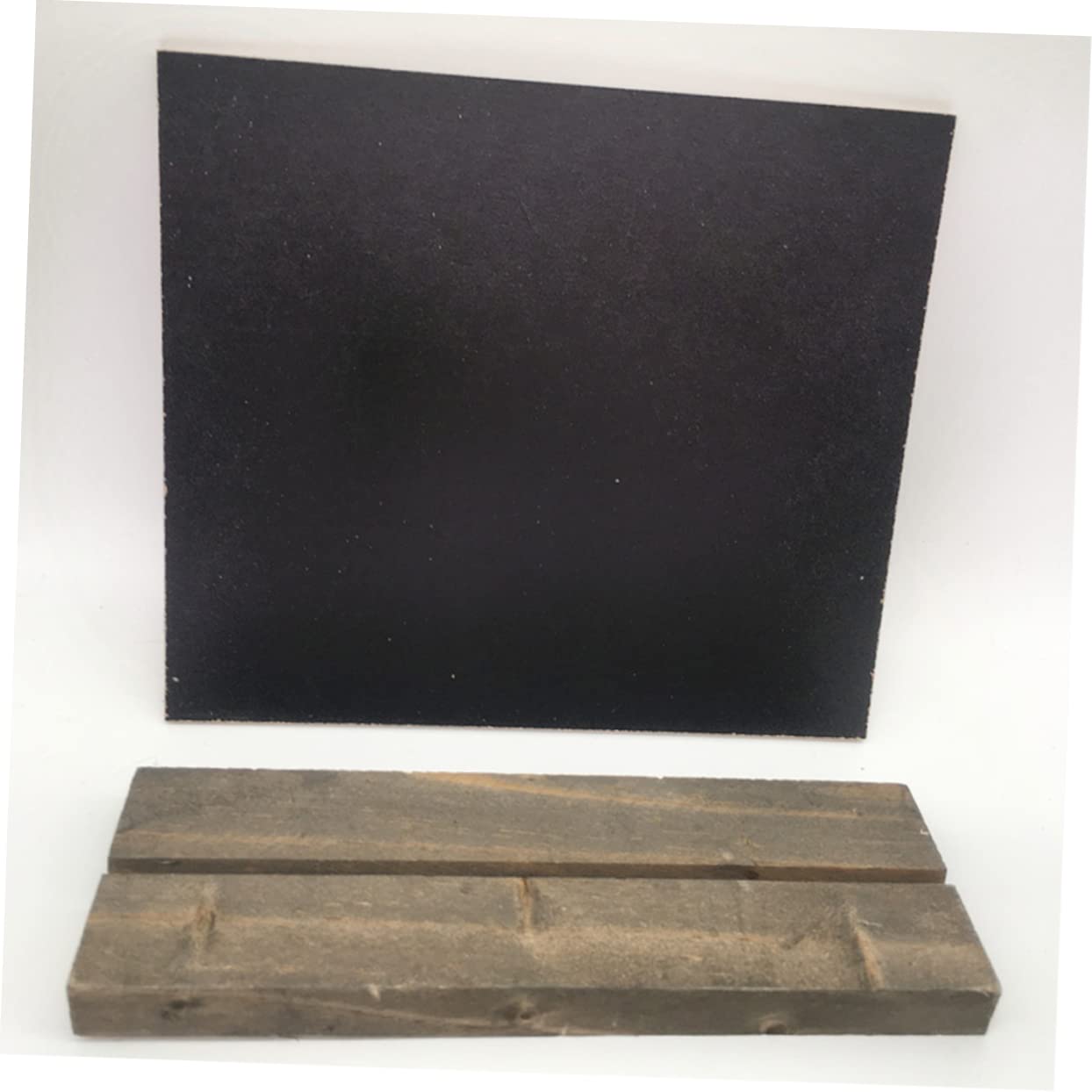 Kleiner Kreidetafelschilder 10 Stück aus Density Board Schwarz