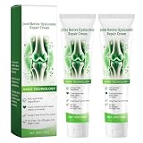 2 Stück 50g Hyaluronic Acid Joint Cream Mit Kurkuma & Minze, Arthro Ease Gel, Gelenk Reparatur Creme Langanhaltend Gegen Schmerzen, Unbehagen, Für Rücken, Nacken, Hände, Knie, Gelenk
