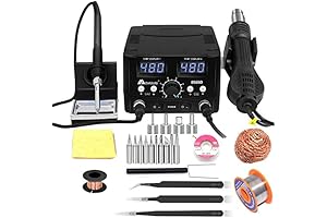 750W LED Digital Soldering Station Hot Air Gun Rework Station