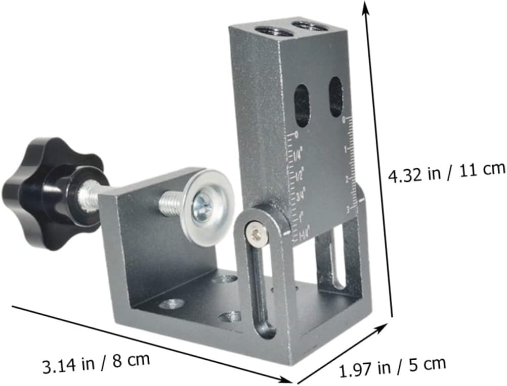 15 Degree Adjustable Drilling Hole Positioner Tool Clamps for Woodworking Hole Positioning Set for Accurate Positioning and Angled Drilling