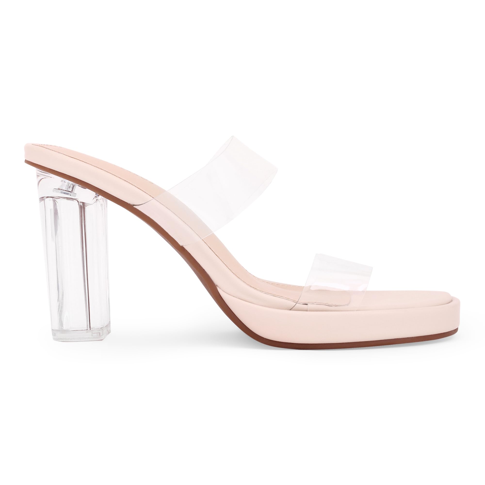 Lino Perros Transparent Block Heels (B0CLJLM7DX) Amazon Price History, Amazon Price Tracker