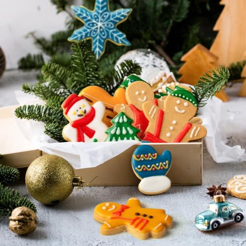 Bykooc Christmas Cookie Cutter Set,18 Piece Stainless Steel Winter Christmas Cookie Cutters Shapes For Baking thumb #6