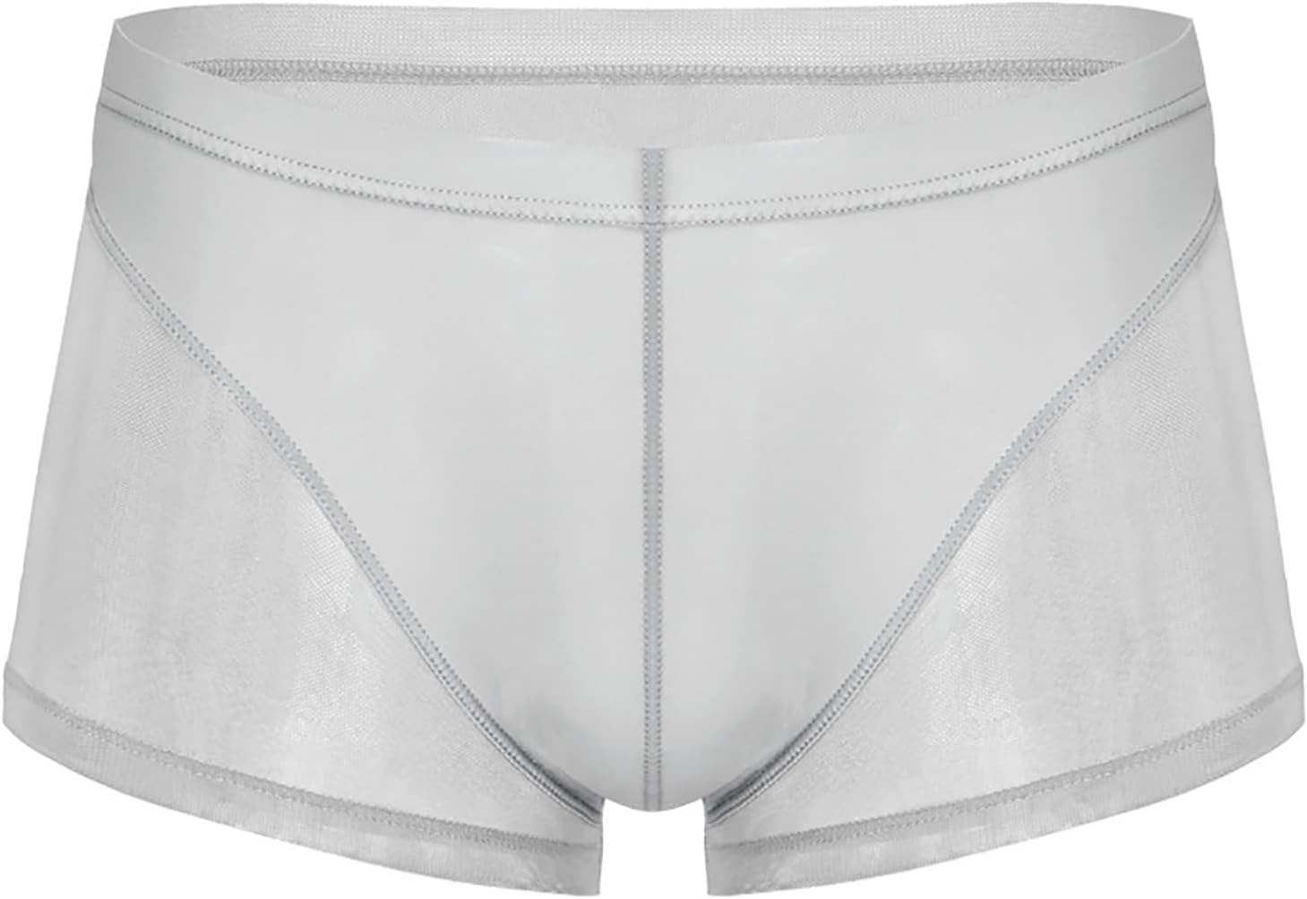 Agoky Men's Mesh Boxer Briefs Breathable Quick Dry Swim Trunks Unlined Underwear Shorts