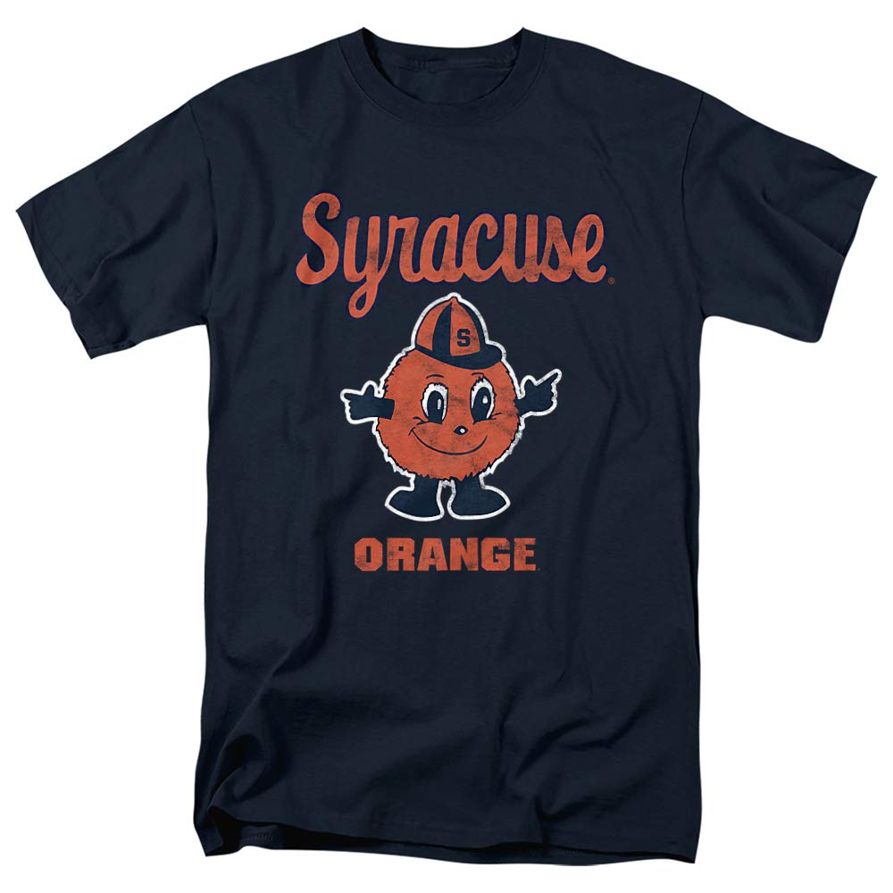 Syracuse University Official Otis Unisex Adult T-Shirt, Navy, Large