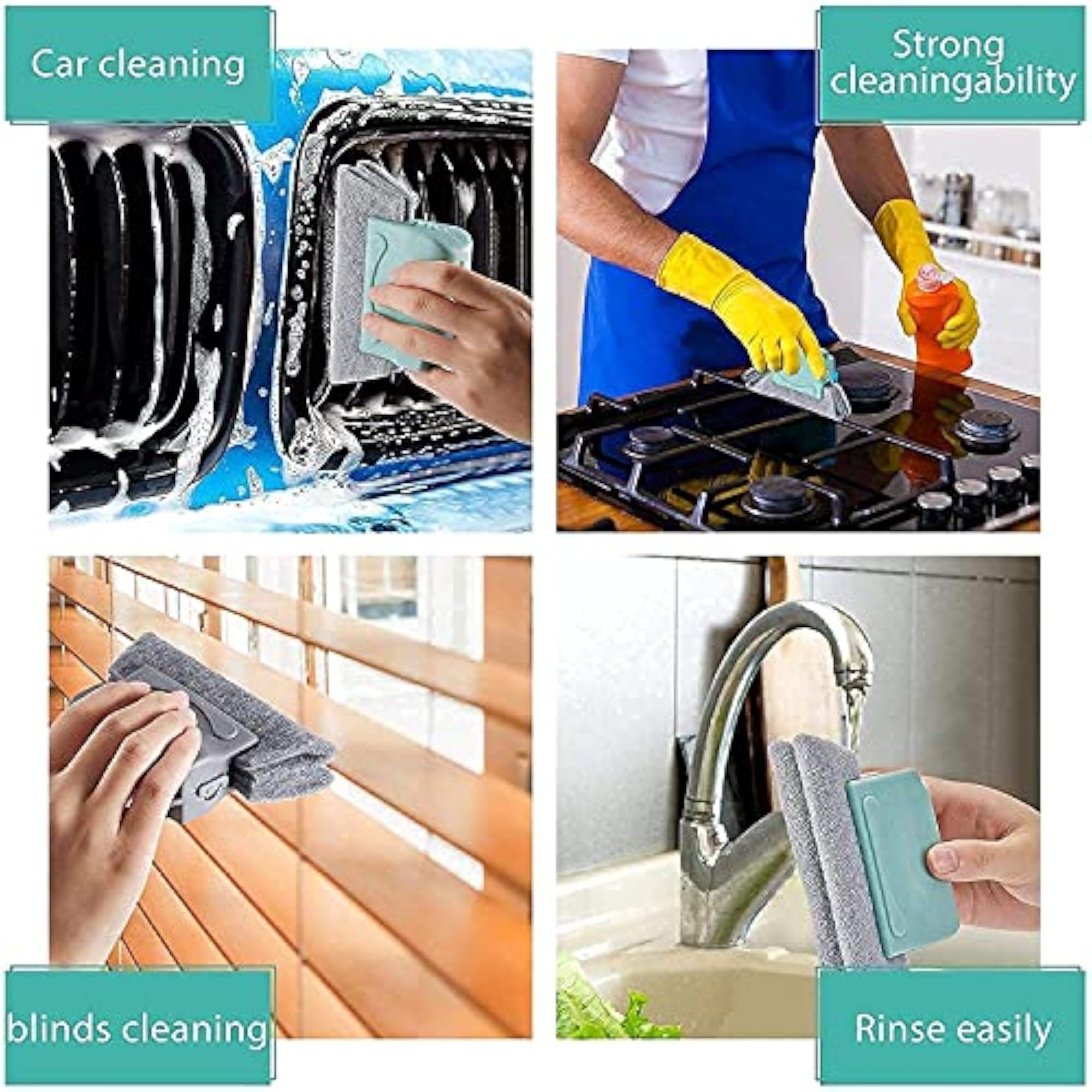Window Groove Frame Cleaning Brush Combo