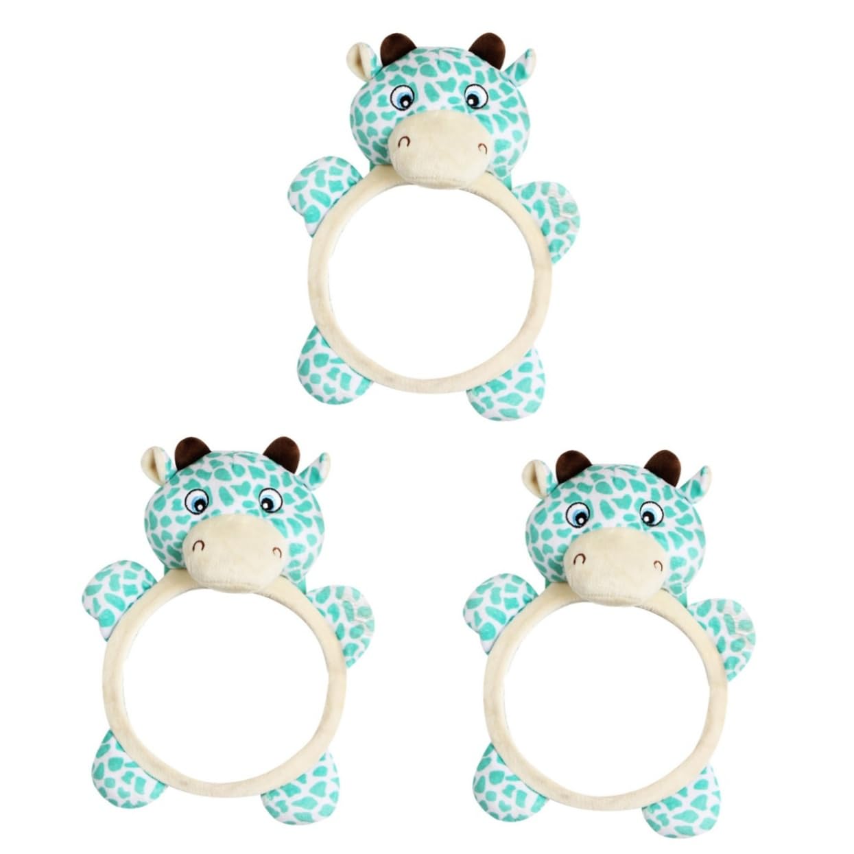 Toyvian 3 Pièces Miroir De Sécurité Bébé D' Tout- Face Rétroviseur Miroir De De Bébé Rétroviseur Bébé Mirroir Peluche Miroiter Nouveau Née Arrière
