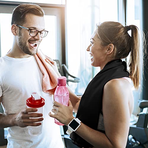 Jawflew Cooling Towel, Ice Towel For Neck, Microfiber Cool Towel, Soft Breathable Chilly Towel For Yoga, Sport, Running, Gym, Workout, Camping & More Activities (Black) #TOP4