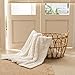 Simple&Opulence Super Soft Microfiber Stereo Rose Pattern Home Furnishing Throw Blanket 50''×60''(White)