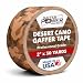 Camouflage Tape, Premium Grade Gaffer Tape by Gaffer Power - Desert Tan Camo Tape - Made in The USA, 2 Inch X 25 Yards, Heavy Duty Gaffer's Tape, Non-Reflective, Water Resistant.