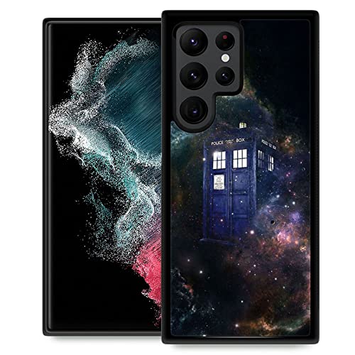 Goodsprout Compatible With Samsung Galaxy S22 Ultra Case Police Booth Under The Stars Pattern Design Plastic Tpu Bumper Protective Ultra, Ultra(6.8 Inch) #TOP3