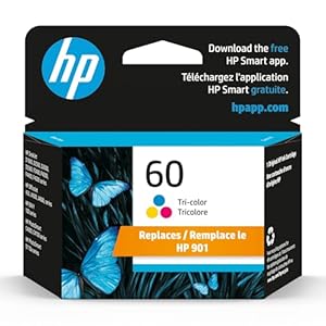 HP 60 Tri-color Ink Cartridge For P...