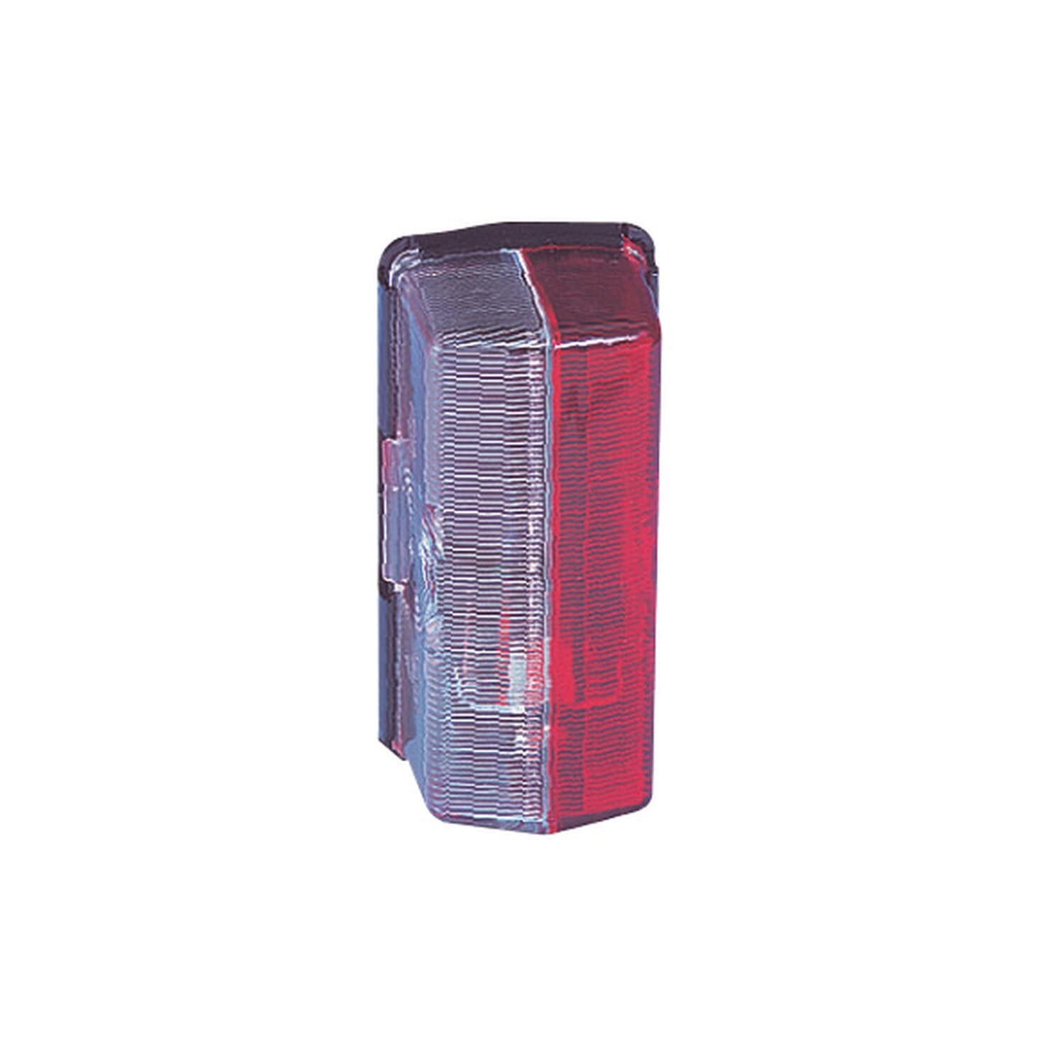 Luce Laterale per Camper 9x4 cm Bianco Rosso Caravan Camion Serie 7