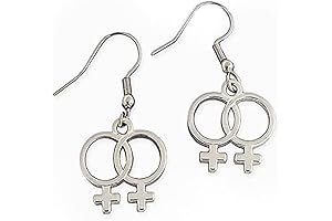 Lesbian Pride Earrings: Vibrant Symbol of Love and Support