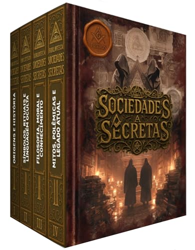 Biblioteca Sociedades Secretas - 4 Livros - Segredos, Rituais e o Poder Invisível que Moldou a História: A Verdadeira História das Sociedades Secretas