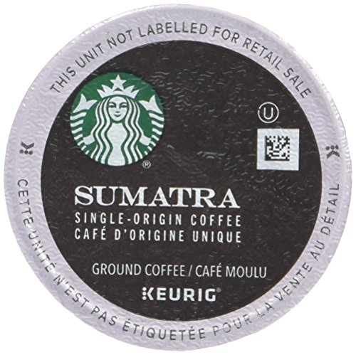 Starbucks Coffee K-Cup Pods, Sumatra Single-Origin Coffee, Dark Roast Ground Coffee, Keurig Genuine K-Cup Pods, 32 CT K-Cup Pods Per Box (Pack of 3)