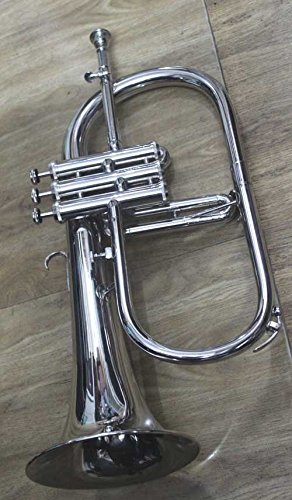 Christmas Gift Flugelhorn Chrome Bb Pitch W Hardcase Mp Fluglehor #TOP5