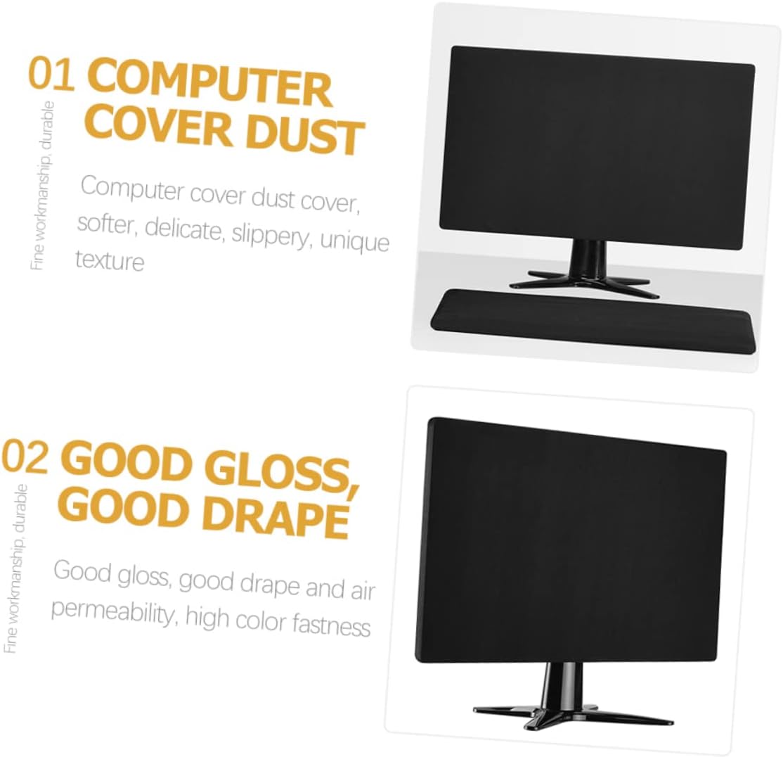 SECFOU Elastic Computer Screen Dust Cover Lightweight Stretchable Protector for Monitors for Use Keeps Screens Clean and Safe