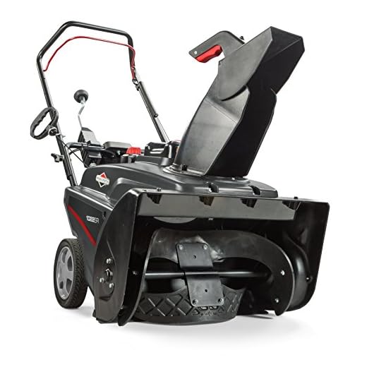 Briggs & Stratton 1022ER 22-Inch Single-Stage Snow Blower with Push Button Electric Start and Remote Chute Rotation Crank