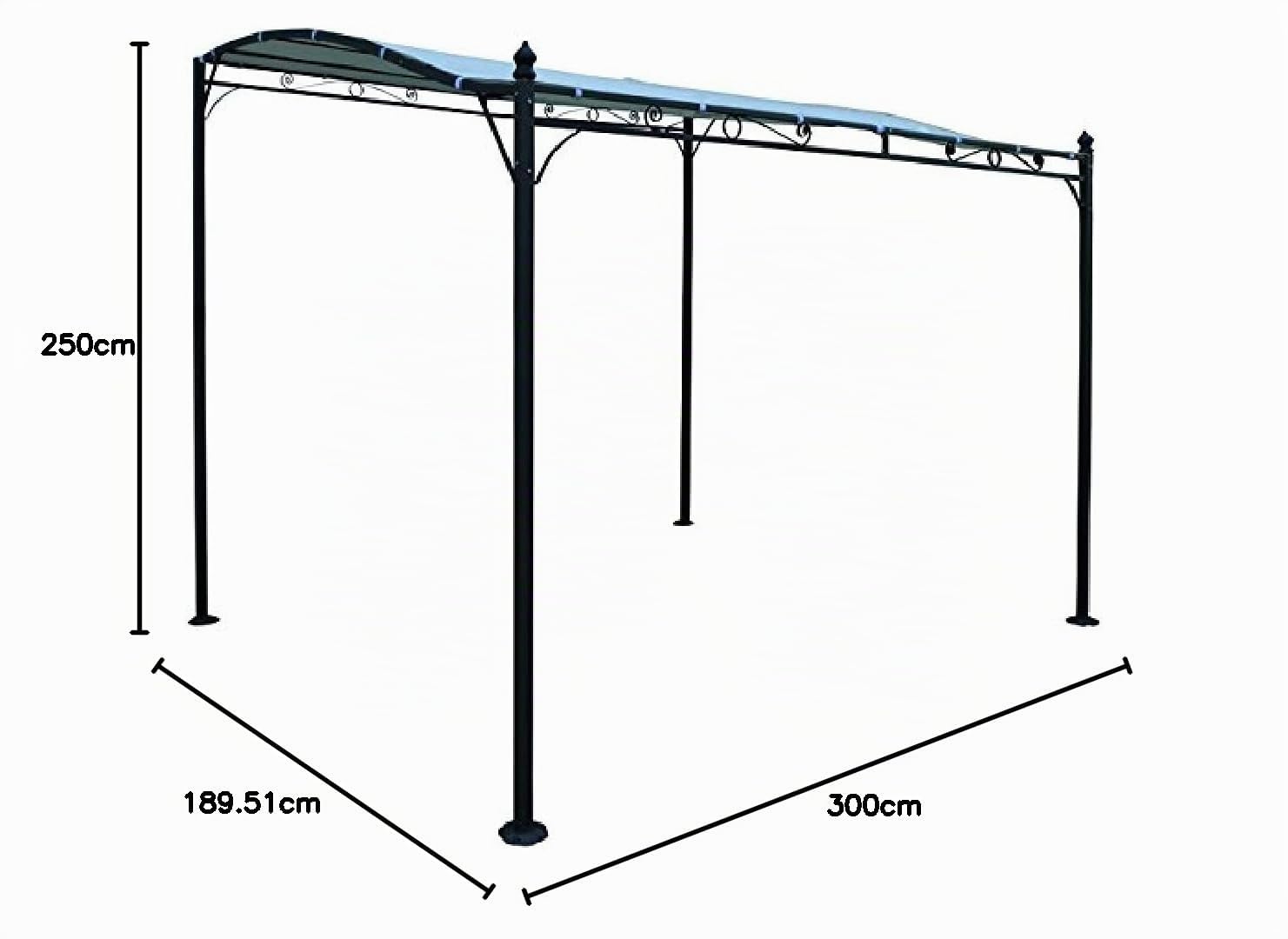 Blinky 9694970 Gazebo, Modello Garbo
