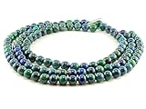 lose Edelsteine 3x Malachit Azurit Stränge - Kugeln 10 mm grün blau/2093g