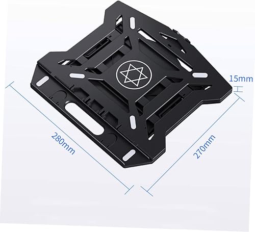 Miniatura 4 de TOKIDNY Gear Foldable Rack Holder Support Cooling Plastic Rotation -Gear Laptop Height Adjustable - Style Rotatable Shelf Folding Hollowed Stand