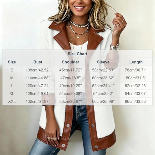 European Fall Outfits for Women Fluffy Hoodie Long Fleece Jacket Women Teddy Fleece Contrast Trim Coat Lapel Snap Button Fall Clothes for Women 2026 Abrigos De Mujer Elegantes Dresly Capsule Wardrobe - image 5