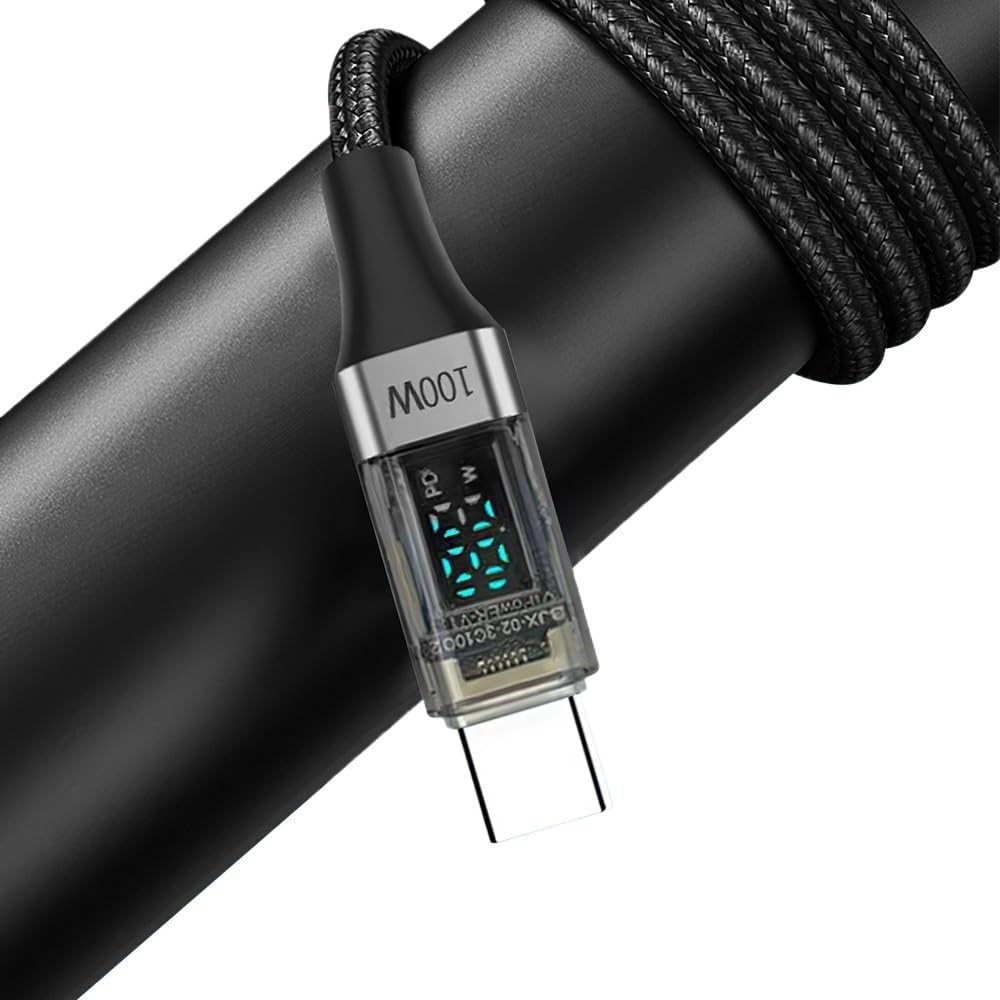 Kabel USB C PD 100 W cyfrowy wyświetlacz, przewód danych USB C do C, 0,5 m, 1 m, 2 m, szybki znak, ge typ / C ładowanie (2 m, zielony)