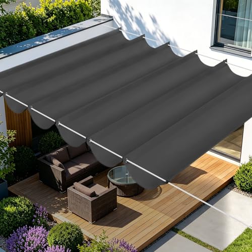 Voiles d'ombrage anti UV résistant à l'eau avec oeillets patio - 2