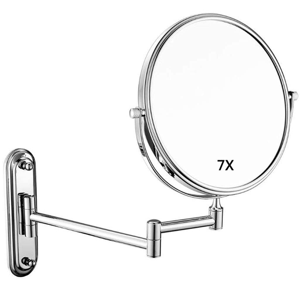 Miroir de maquillage mural JCAKES miroir de rasage extensible pour salle de bain