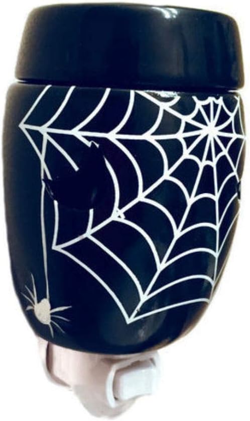 Tuscany Candle Wax Melt Outlet Halloween Warmer Spider Web Electric Fragrance Air Freshener for Tart Cube & Essential Oil Fragrance Aroma