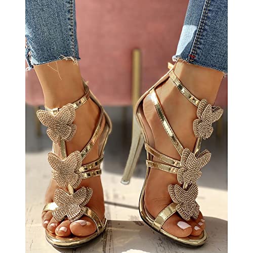 Wsvvmqy Womens Shoes Casual Low Heel Women's Slip On Canvas Shoes, Comfort Fashion Sneaker With Memory Foam For Beach & Travel Shoes For Women 2022 Gold #TOP6