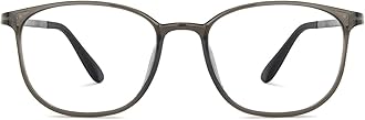 LENSKART BLU | Zero Power Blue Cut Computer Glasses | Anti Glare, Lightweight & Blocks Harmful Rays | UV Protection Specs | Men & Women | Medium | LB E13528