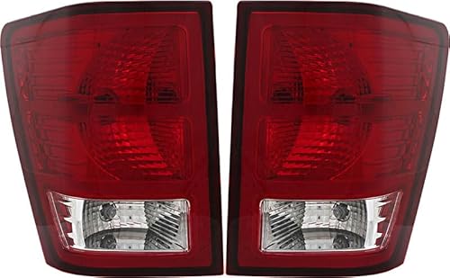 For Jeep Grand Cherokee Tail Lights Lamps Set 2007 2008 2009 2010 Driver and Passenger Side