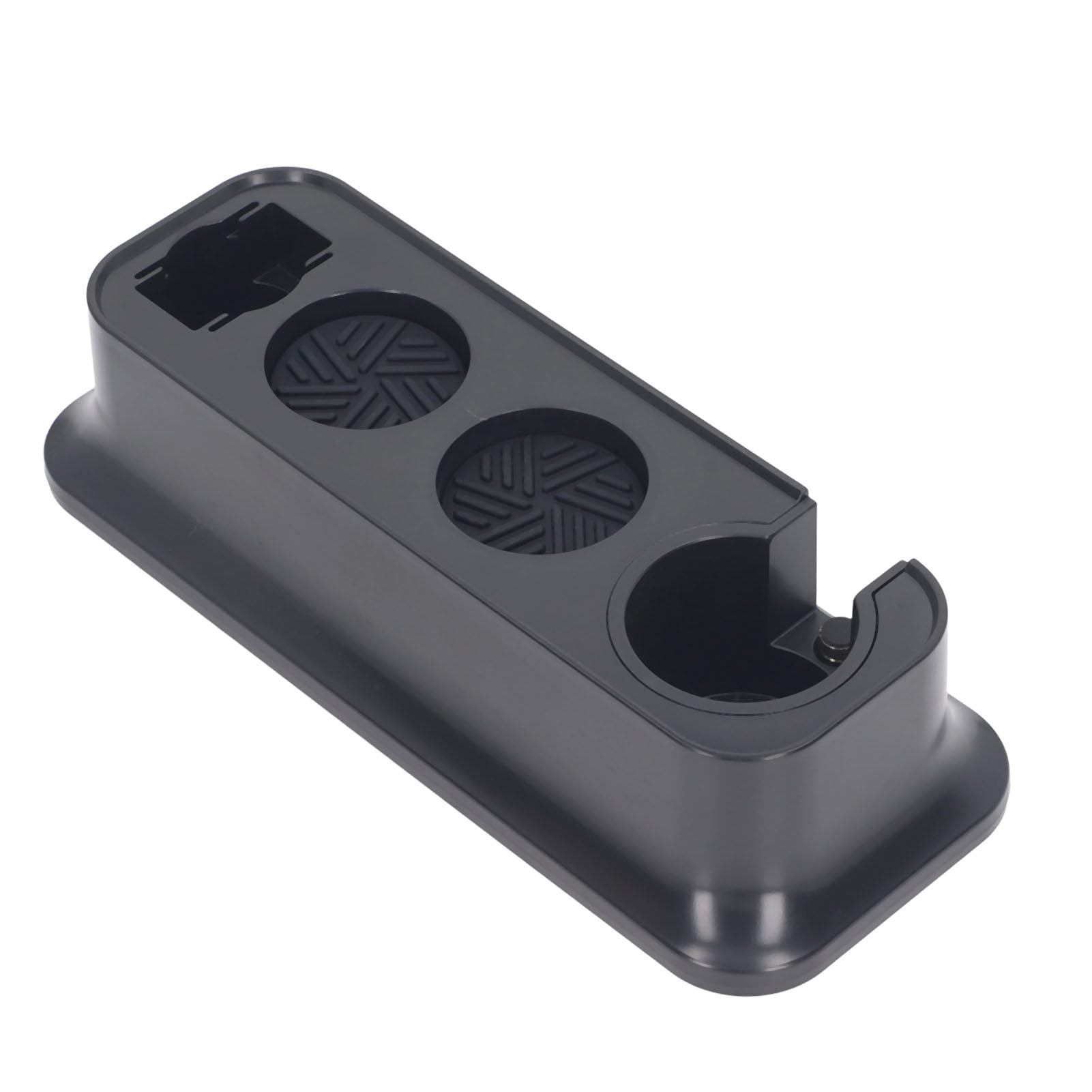 POENVFPO Coffee Tampering Station con Silicone Mat (BLACK)