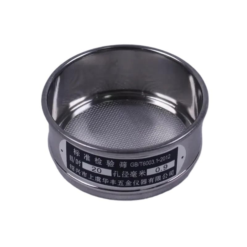 sprzęt laboratoryjny Standardowe sito testowe ze stali nierdzewnej Lab 4-140 Mesh o średnicy 10 cm(40mesh (0.45mm))