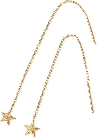 Amazon | 18金 ピアス k18 レディース 18金ピアス 18k スター星