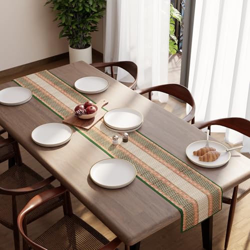 Image of Encasa XO Dining Table Runner 8 Seater, Handcrafted Madurkathi River Grass