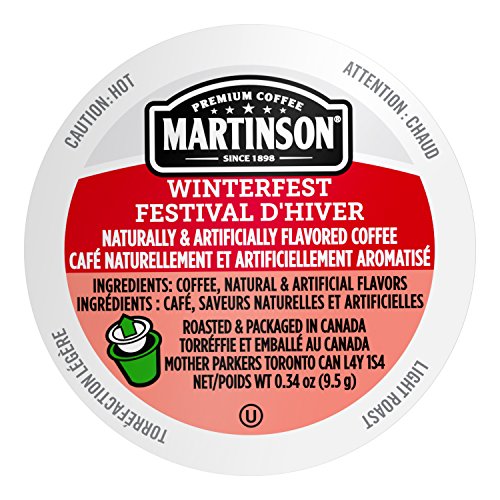 Martinson Single Serve Coffee Capsules, Winterfest, 24 Count