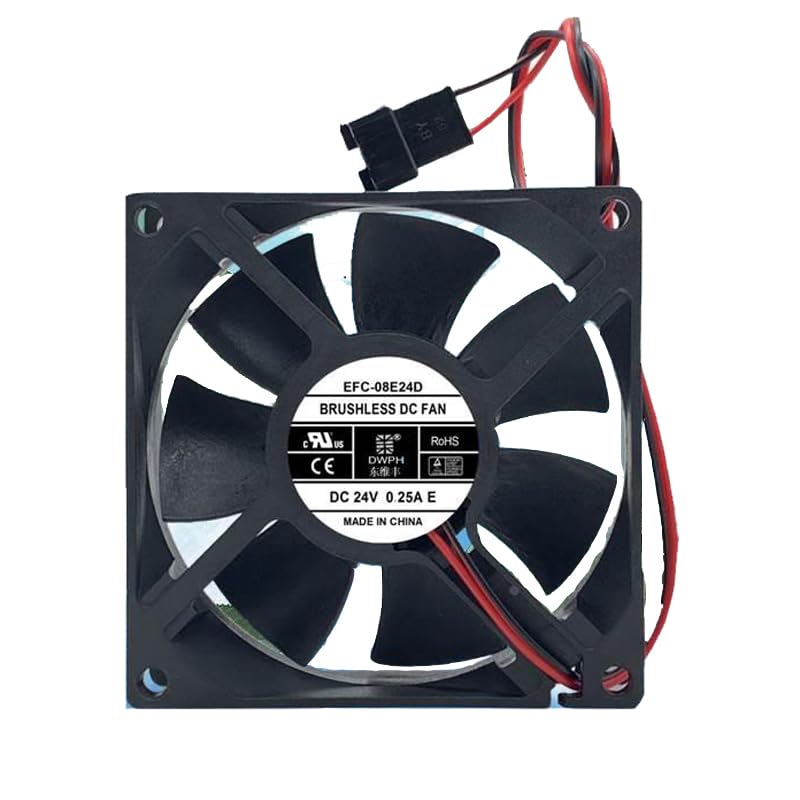 8cm 24V 0.25A 8025 EFC-08E24D 2-Wire Inverter Large Air Volume Fan