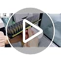 Image of 2 In 1 Floor Scrubber With Long Handle Grout Brush 2023 New Upgrade Scrape Stiff Bristle Cleaning Scrub With Squeegee 120 Degree Rotating Tile For Bathroom Glass Patio Kitchen