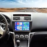 [Compatible con CarPlay, Android Auto y Mirror Link] El autorradio es compatible con CarPlay y Android Auto, lo que permite un control por voz superior y facilita el acceso a las funciones de su teléfono. Puede controlarlo por voz, realizar llamadas, enviar y recibir mensajes y escuchar música, todo en uno. Es compatible con la función Mirror Link, que duplica la pantalla de su teléfono directamente en la pantalla del autorradio.