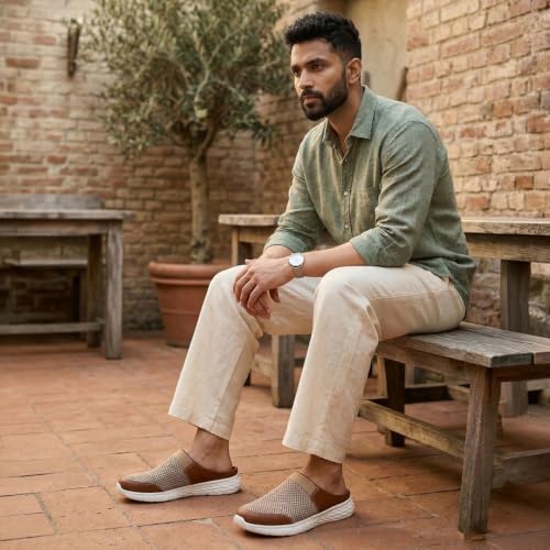 Image of KazarMax Men's Cushioned Comfortable Lightweight Mule