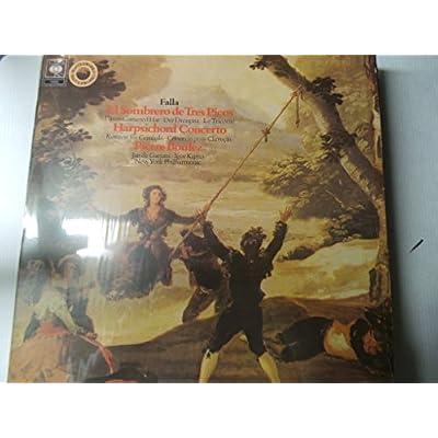 FALLA, Manuel de: El Sombrero de Tres Picos; Concerto for Harpsichord;--FALLA Manuel de (vedi DE FALLA)-BOULEZ Pierre (dir); KIPNIS Igor (clavicembalo - clavicordo); New York Philharmonic-CBS-CBS 73500