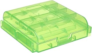 Bettomshin 4 x AA/AAA Battery Storage Case Holder Organizer Box Green